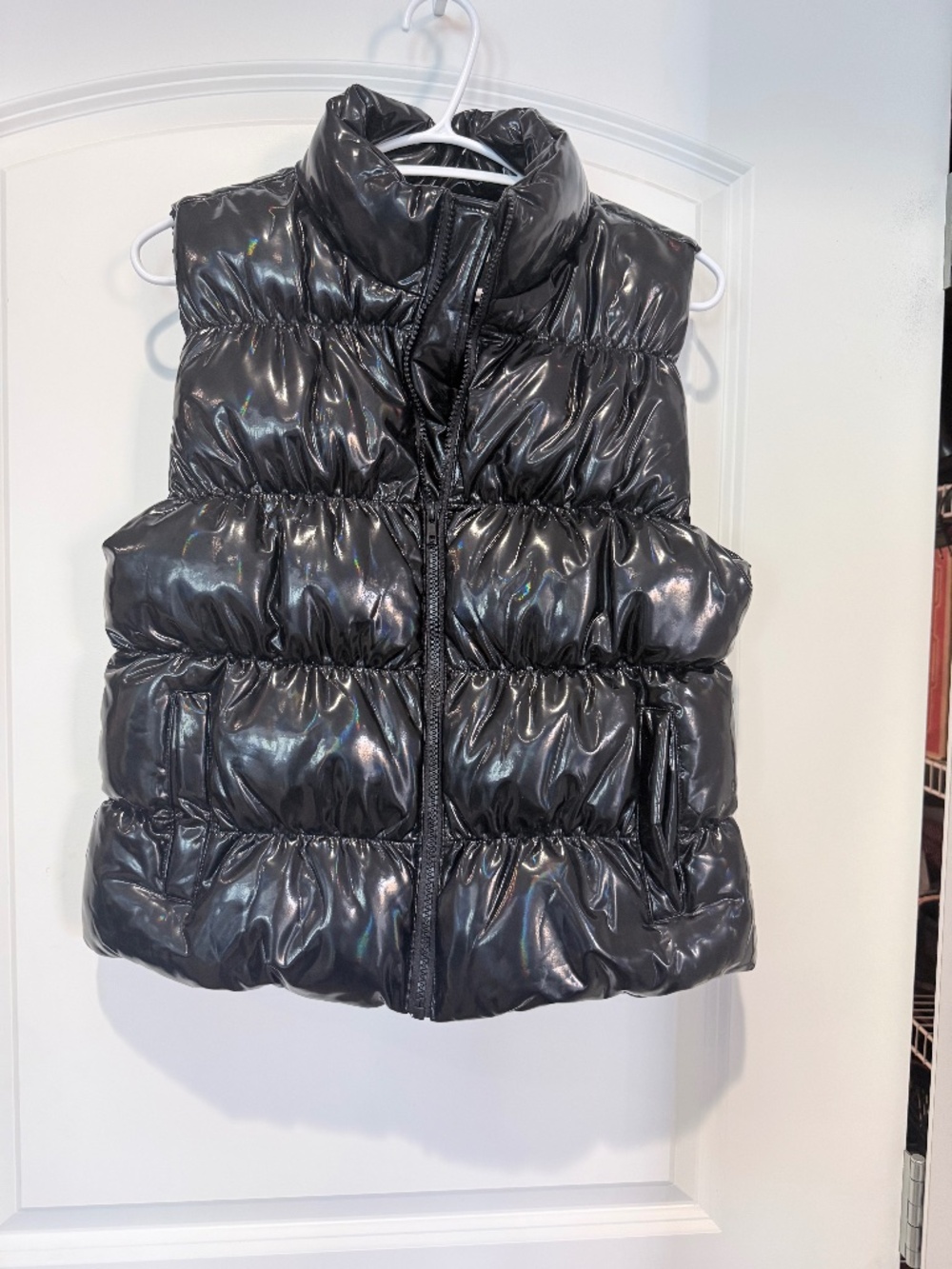 Steve Madden - medium - vinyl look puffer vest